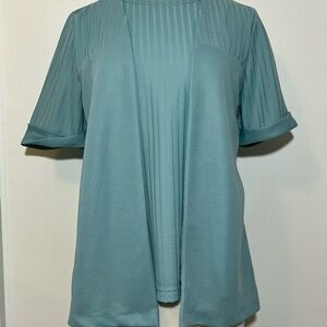 Vintage Blair Women's Matching Set Aqua Top & Pants